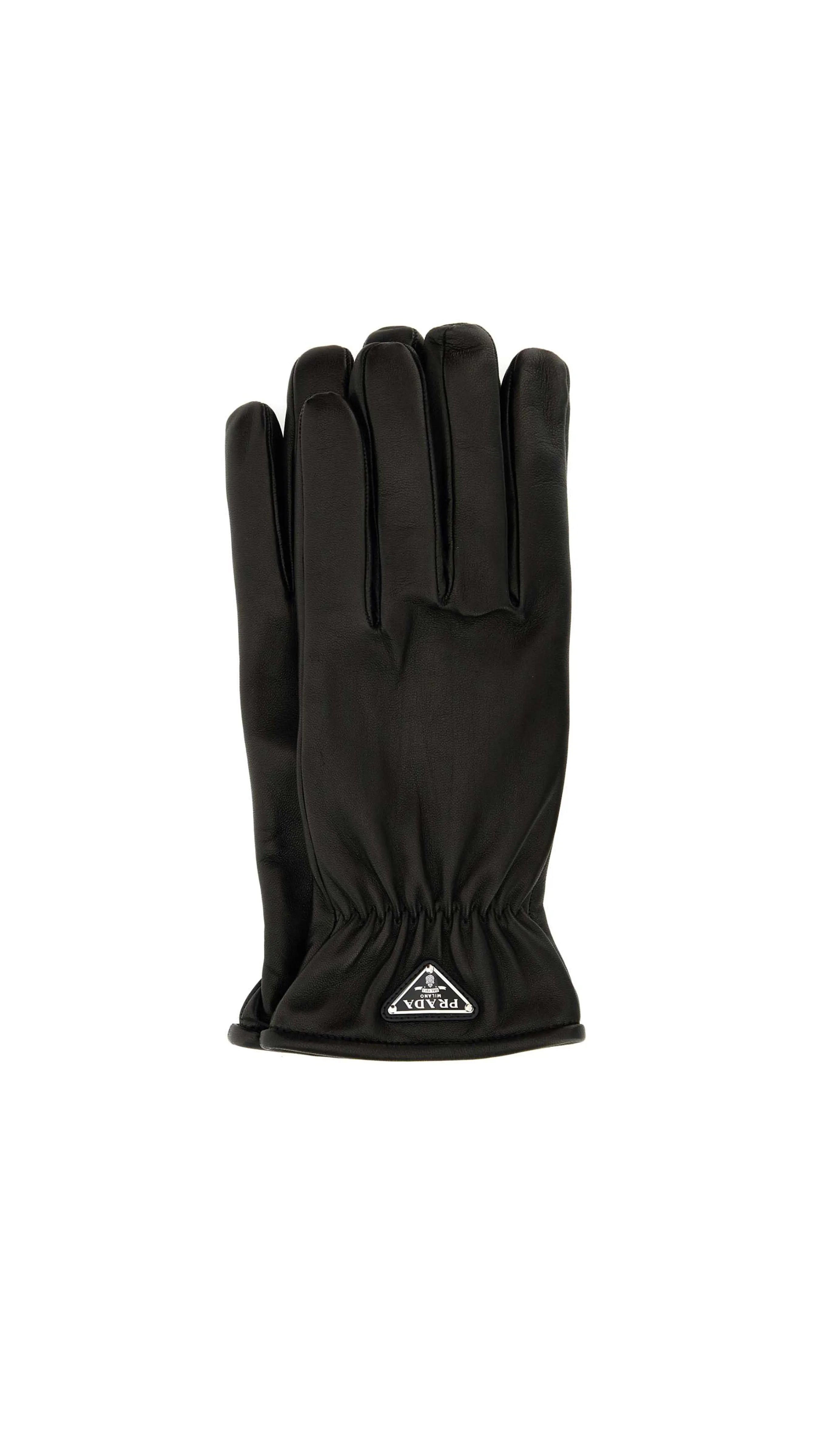 Nappa Leather Gloves - Black