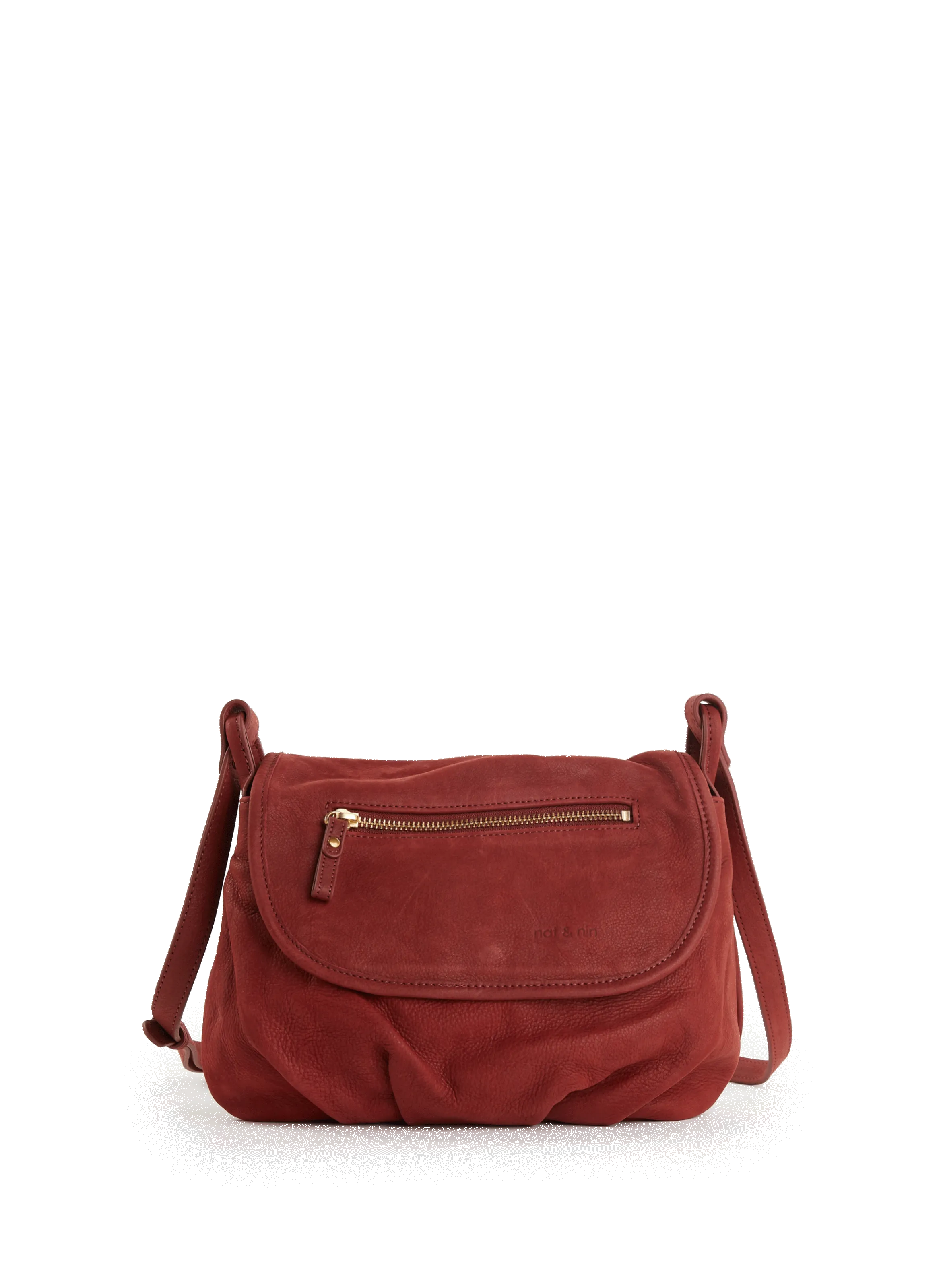 Nat & nin  Jen leather shoulder bag - Red