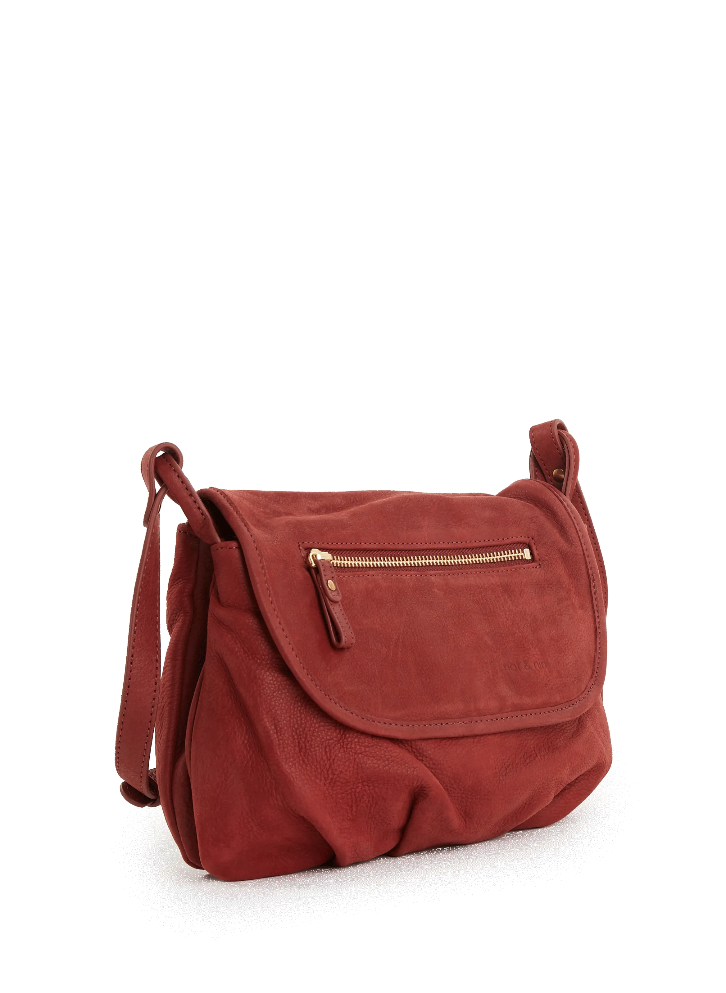 Nat & nin  Jen leather shoulder bag - Red