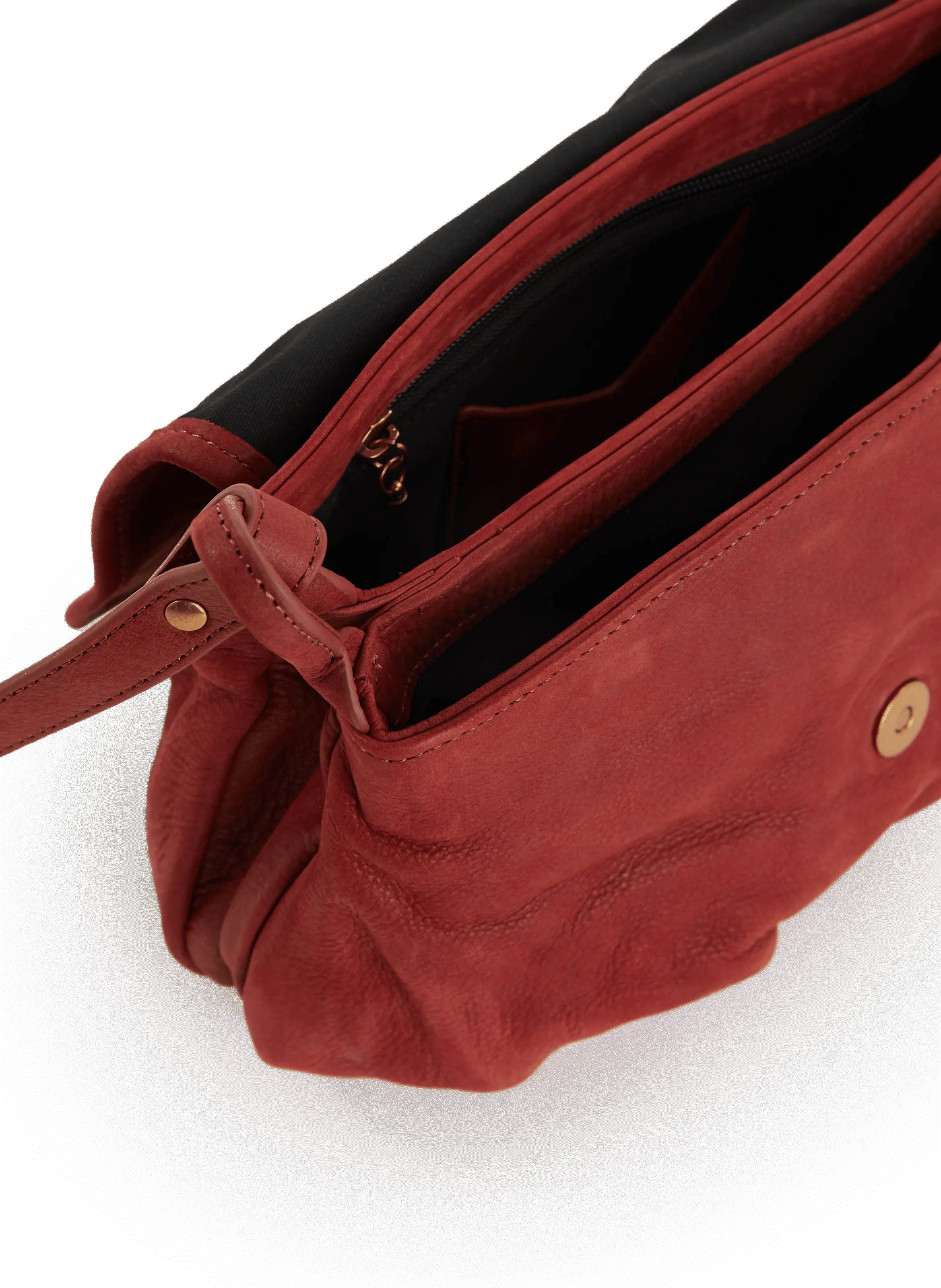 Nat & nin  Jen leather shoulder bag - Red