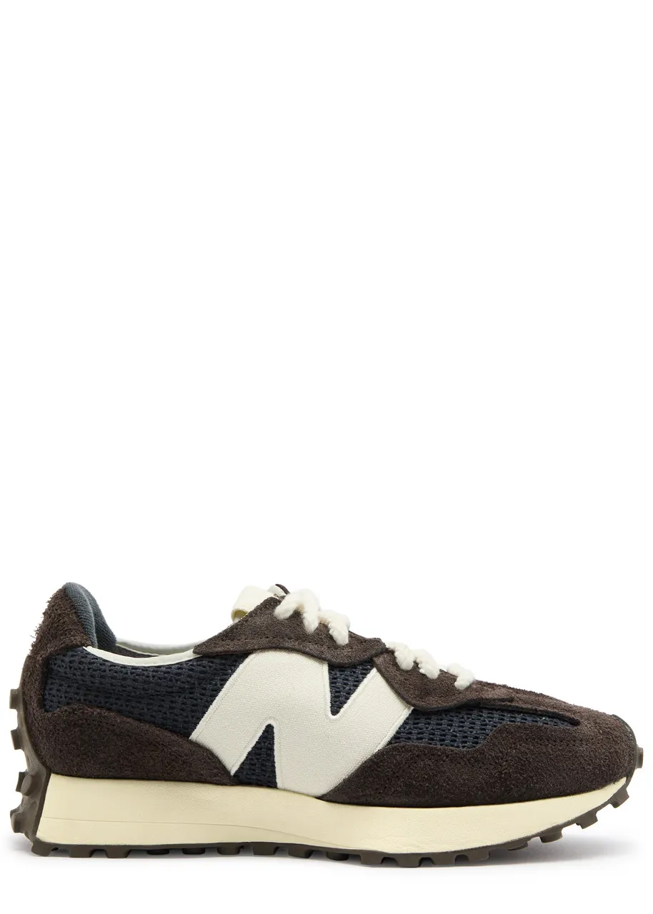 NEW BALANCE 327 panelled suede sneakers -                         -                     -                