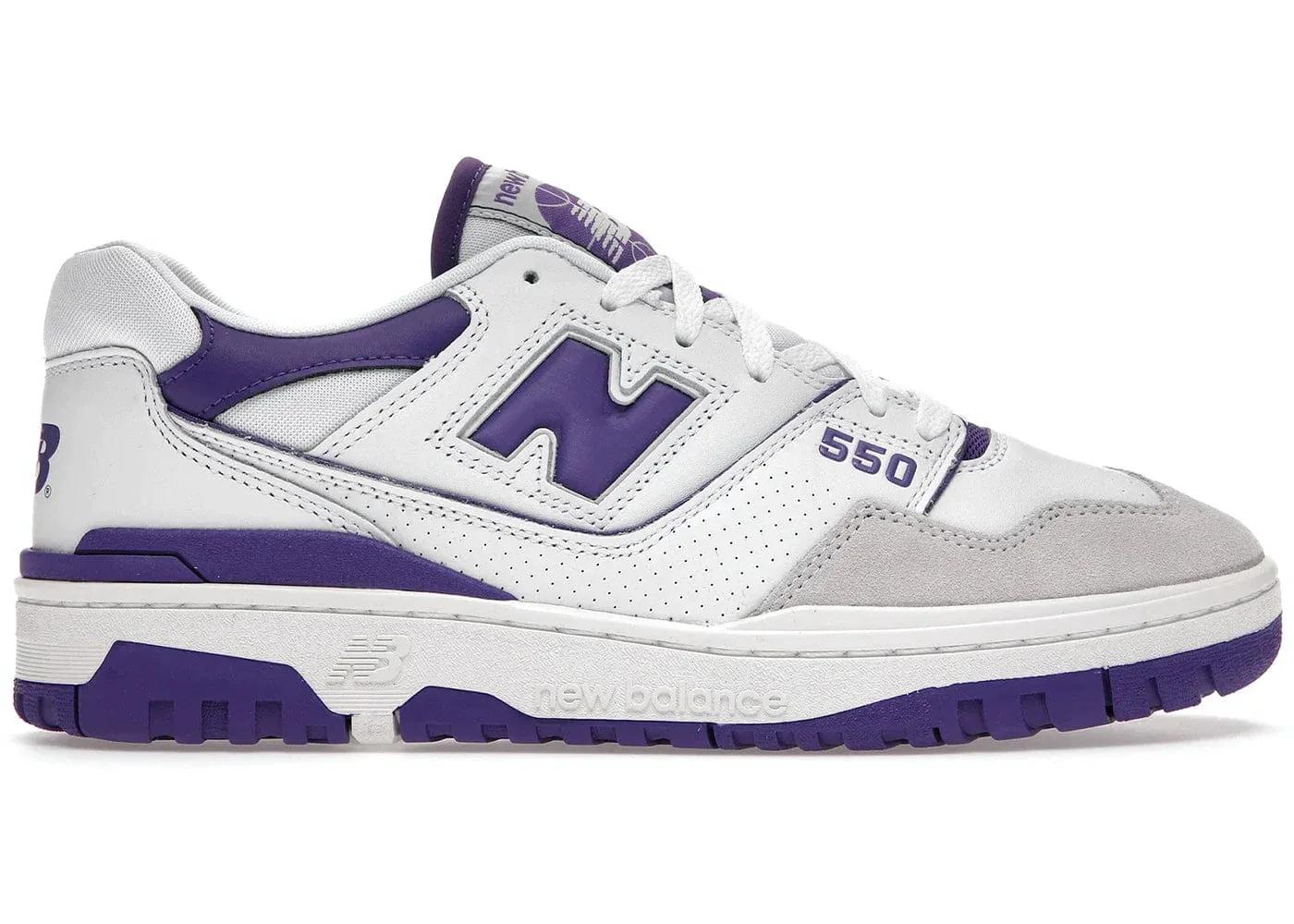 New Balance 550 White Purple