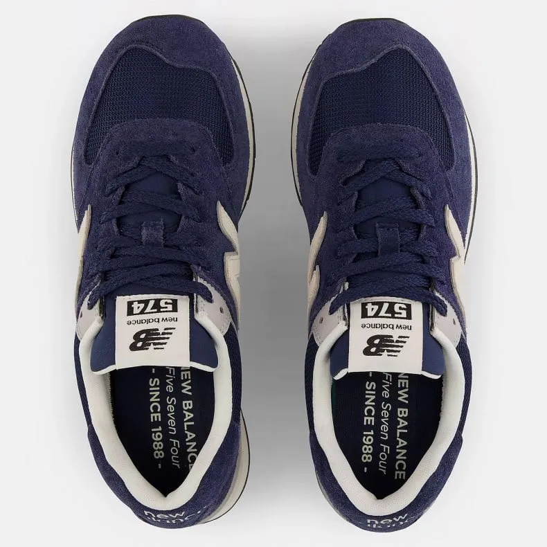 New Balance 574 (Navy/Off White)