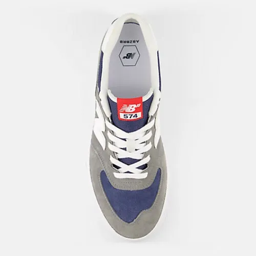 New Balance 574 Vulc Grey / White