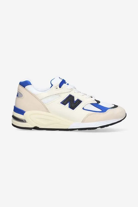 New Balance 990v2 MiUSA White Blue M990WB2