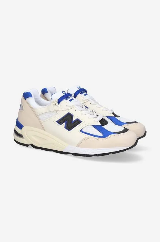 New Balance 990v2 MiUSA White Blue M990WB2