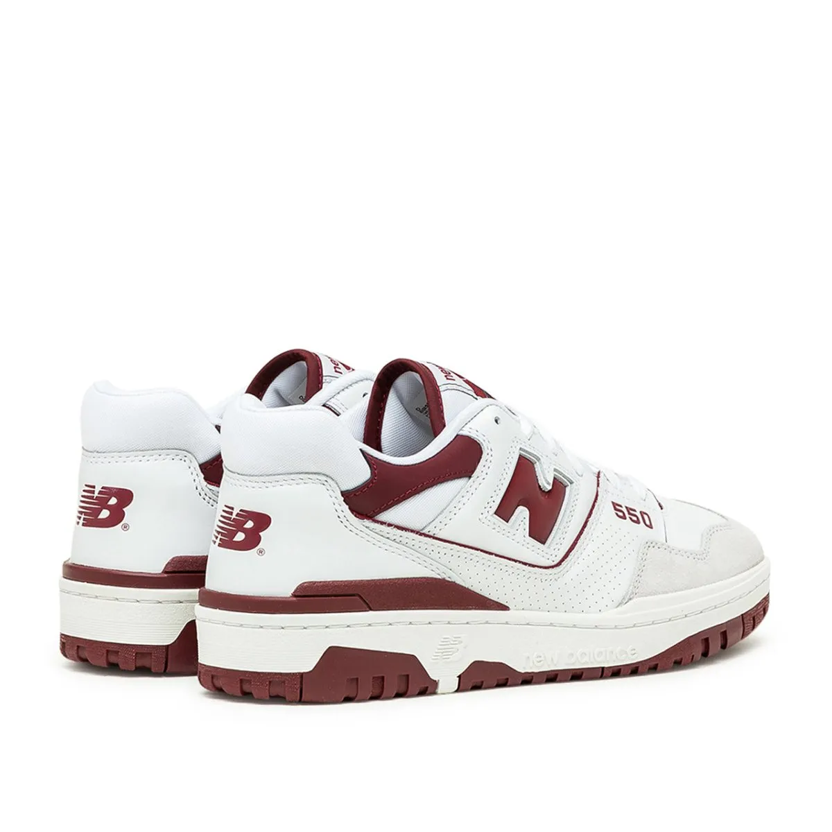 New Balance BB 550 LI (White / Burgundy)