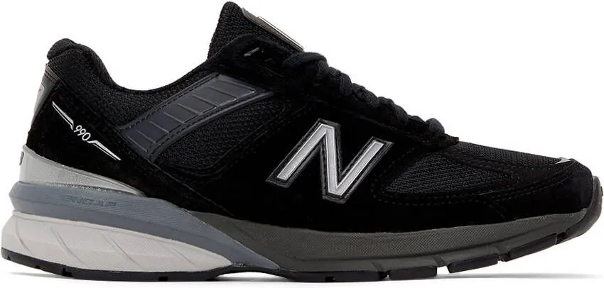 New Balance Black Made In USA 990v5 Low Sneakers