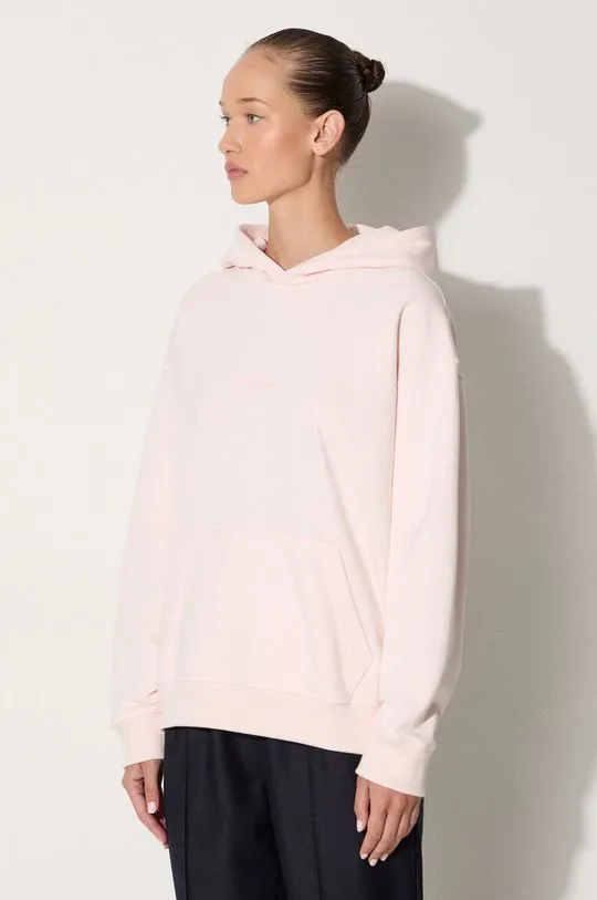 New Balance cotton sweatshirt women's pink color