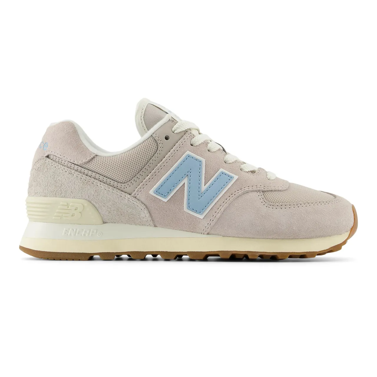 New Balance Women's 574 - Moonrock / Chrome Blue / Sea Salt