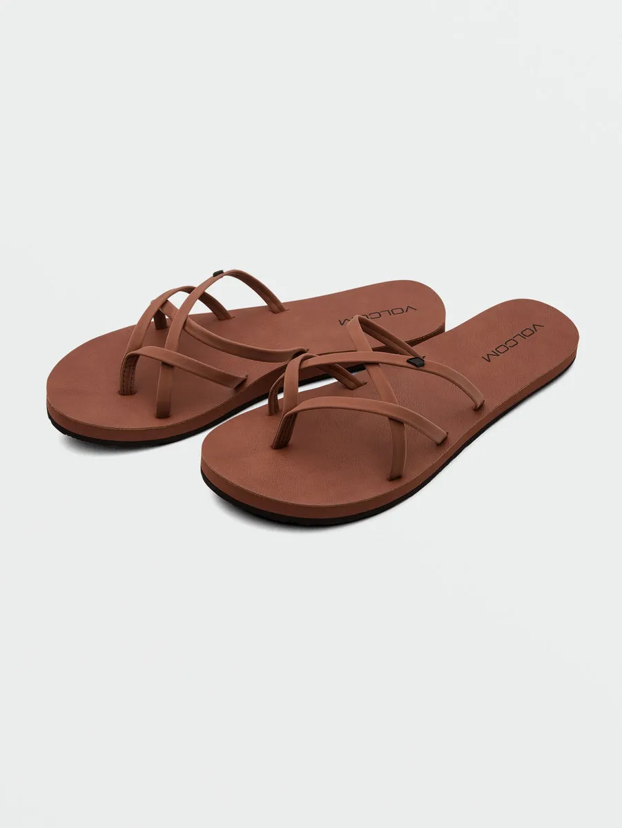 New School Ii Sandals - DARK CLAY