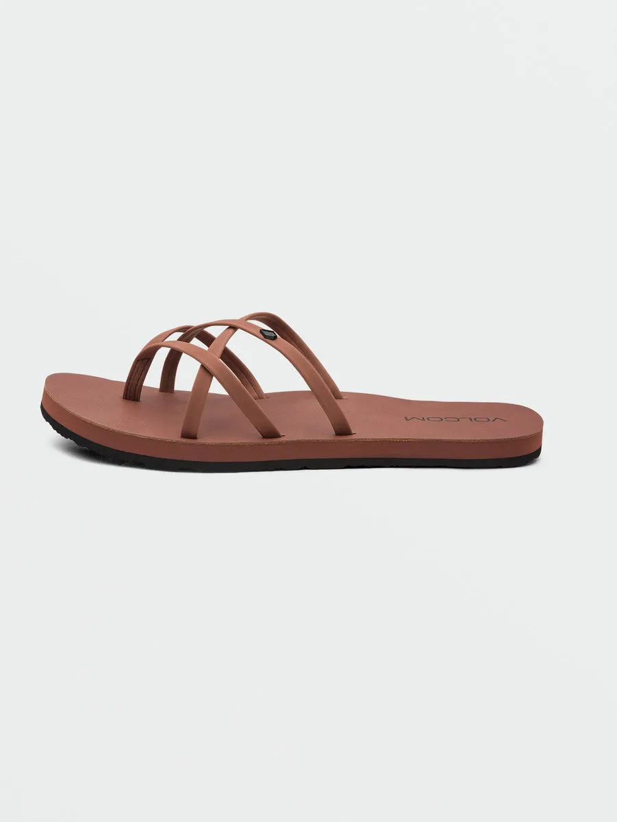 New School Ii Sandals - DARK CLAY