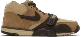 Nike Beige & Brown Air Trainer 1 Sneakers