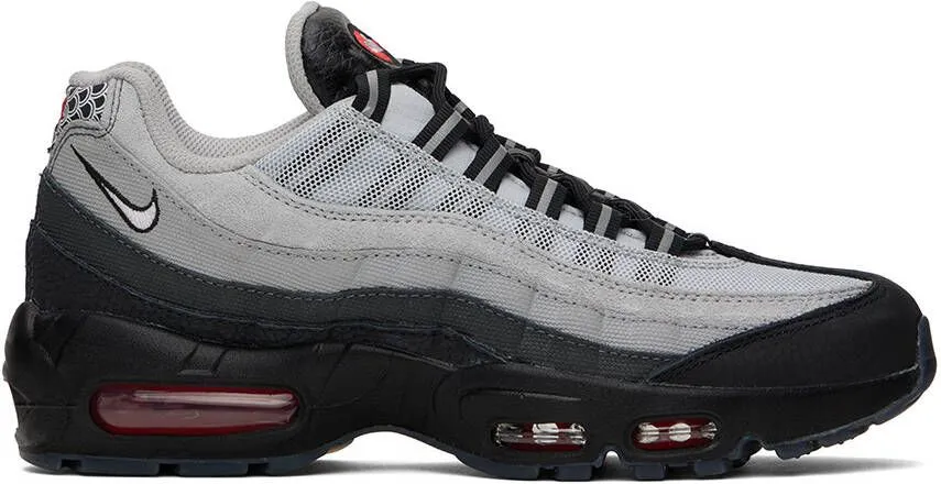 Nike Black & Gray Air Max 95 Premium Sneakers