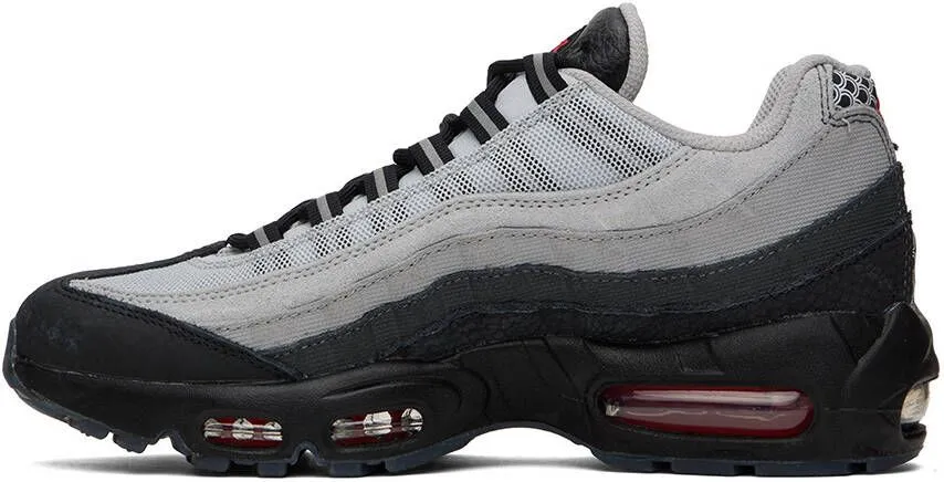 Nike Black & Gray Air Max 95 Premium Sneakers