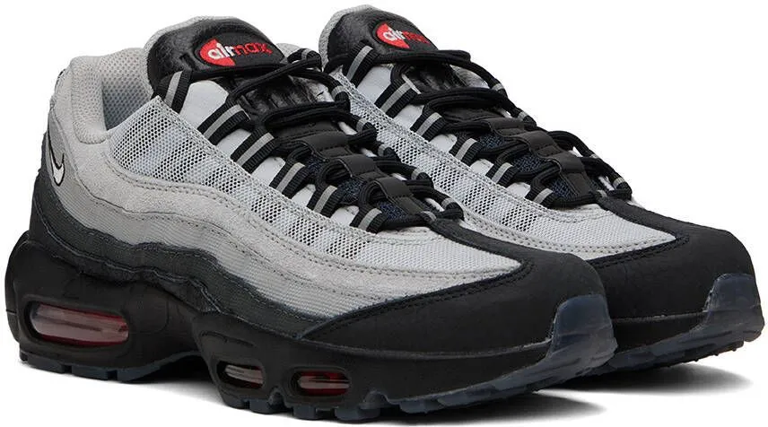 Nike Black & Gray Air Max 95 Premium Sneakers