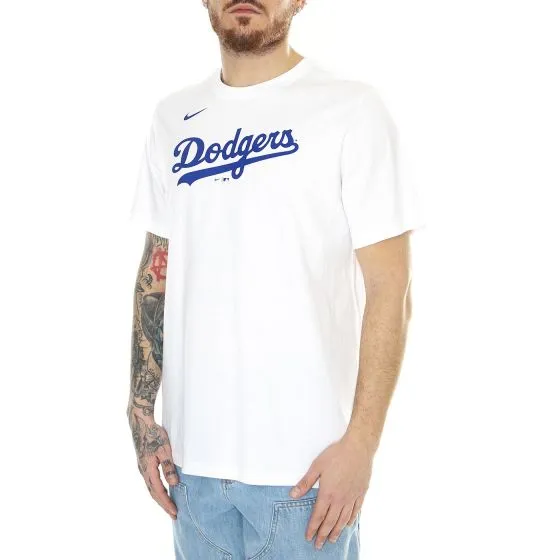 Nike Nike Wordmark T-Shirt LA Dodgers White