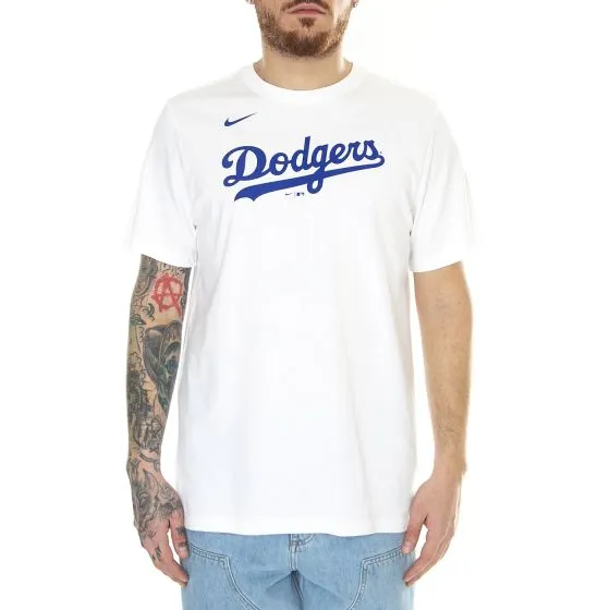 Nike Nike Wordmark T-Shirt LA Dodgers White