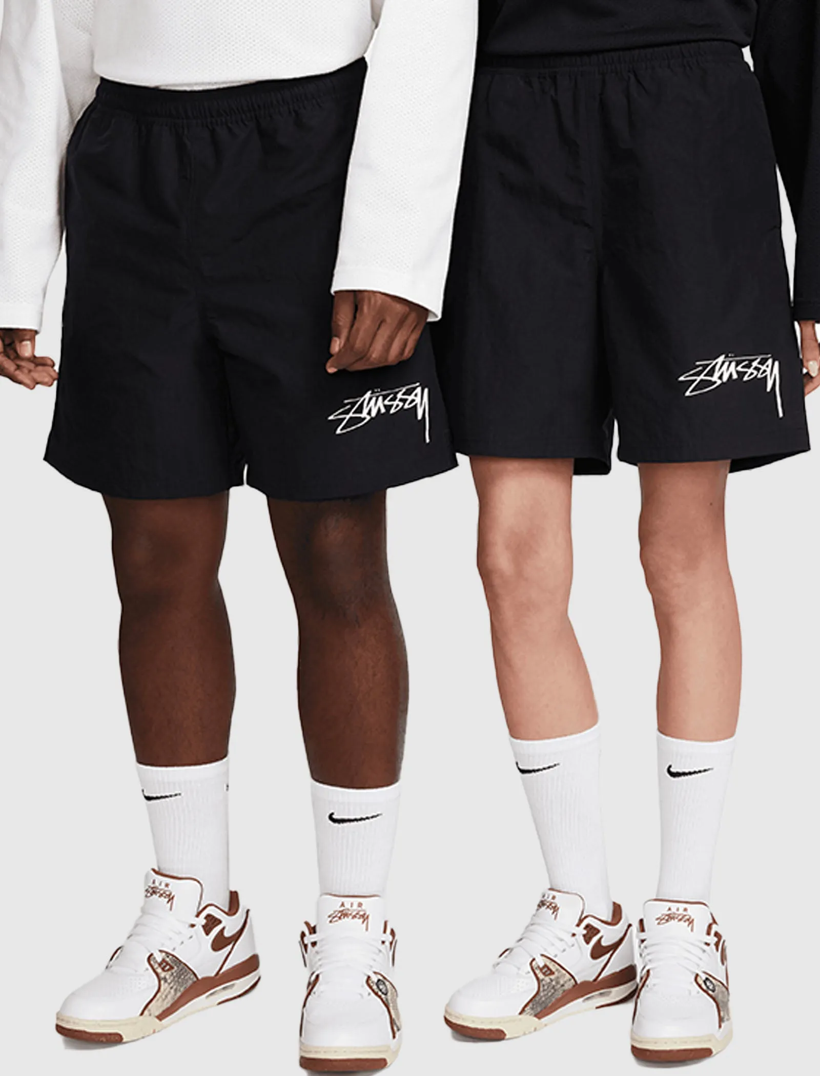 NIKE STUSSY SHORTS   BLACK