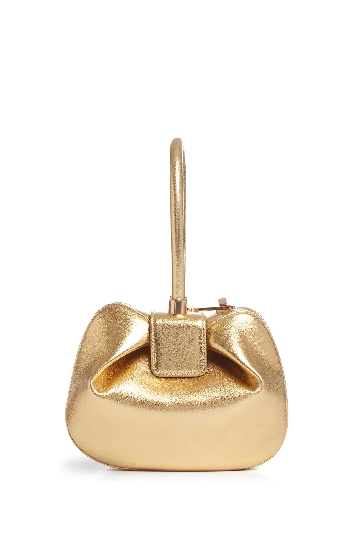 Nina Bag in Gold Metallic Nappa Leather