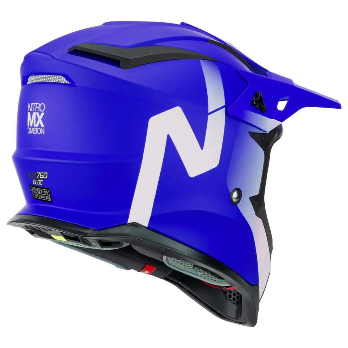 Nitro - MX760 Peak Blue Helmet