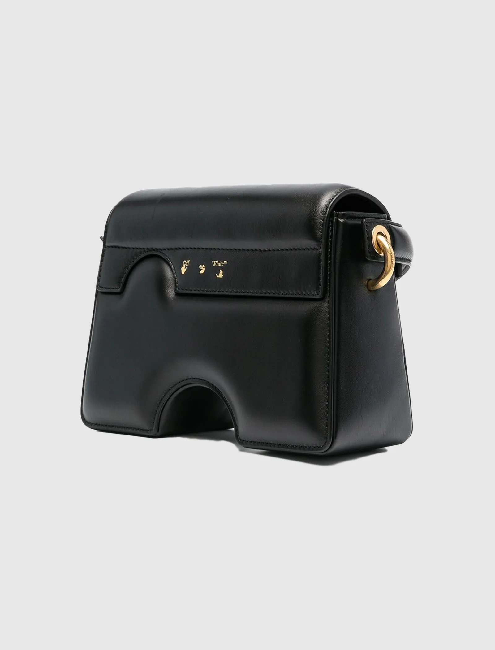 OFF-WHITE BURROW SHOULDER BAG   BLACK