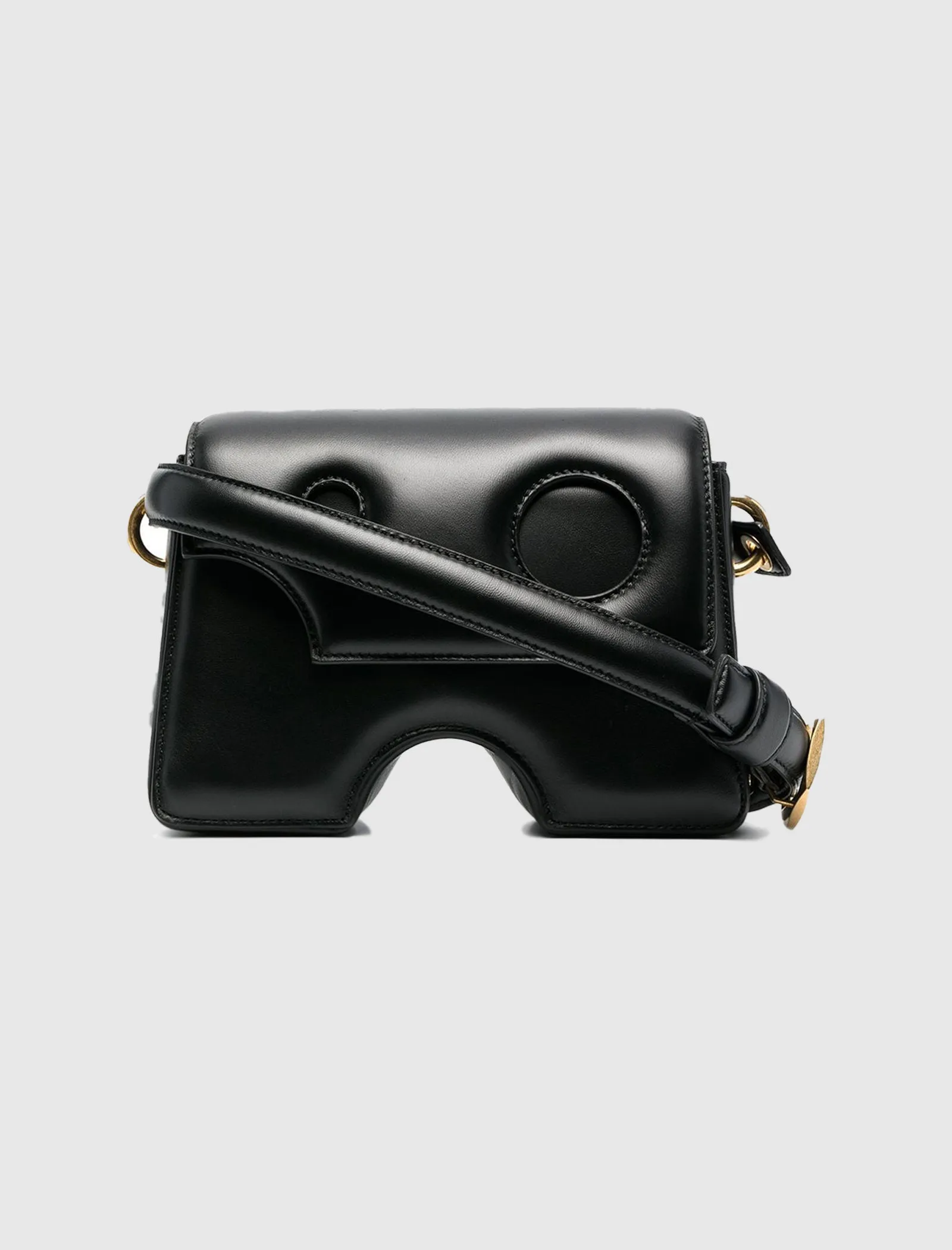 OFF-WHITE BURROW SHOULDER BAG   BLACK