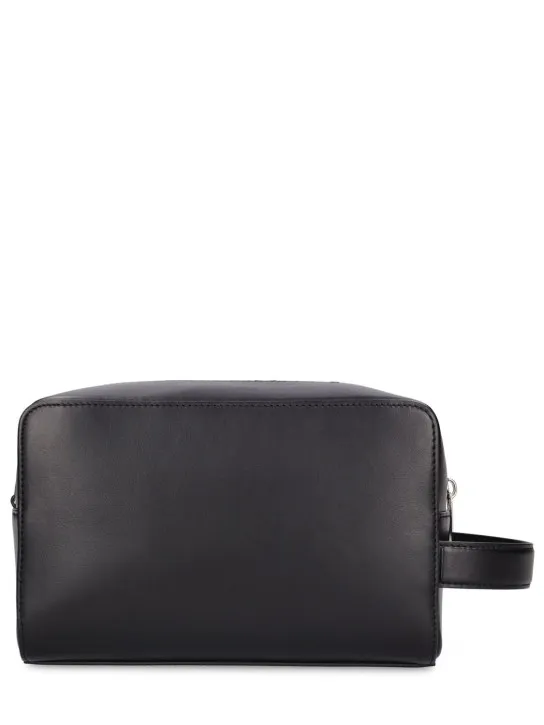 Off-White   Quote Bookish leather toiletry bag 