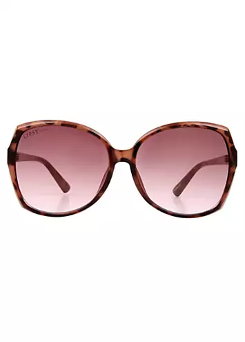 Oversized Glam Square Sunglasses with Metal Trim Sunglasses by Lipsy | Look Again