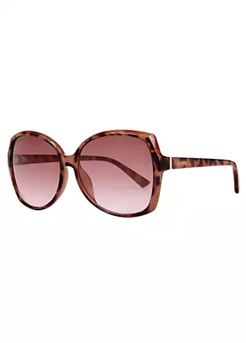 Oversized Glam Square Sunglasses with Metal Trim Sunglasses by Lipsy | Look Again