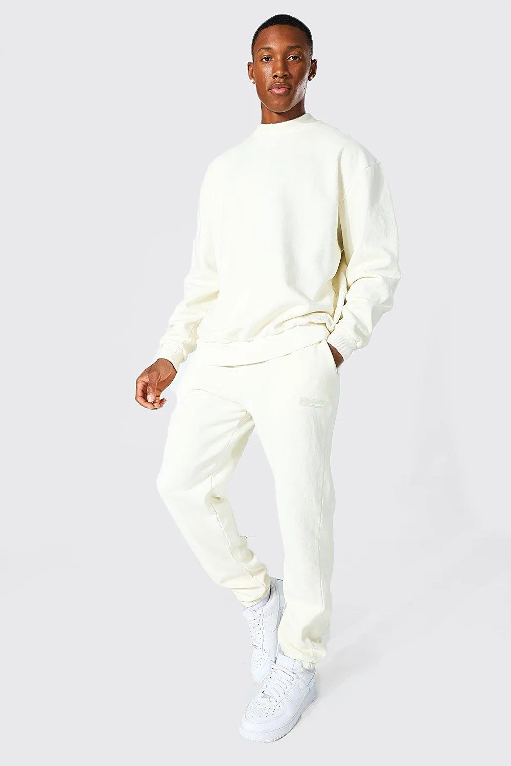 Oversized Man Overdye Sweatshirt Tracksuit