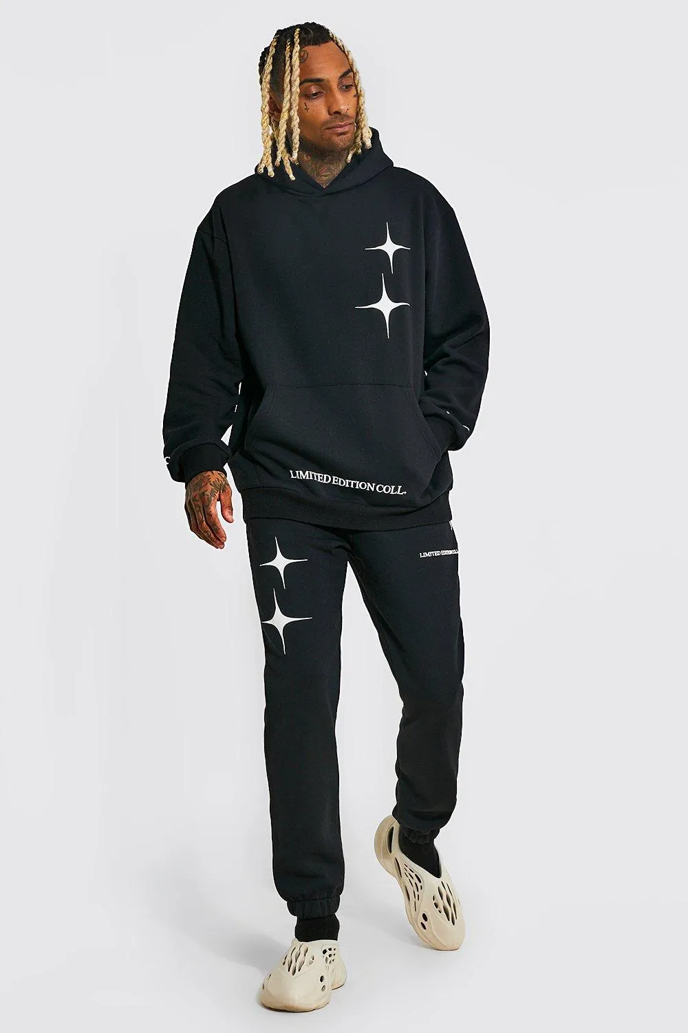 Oversized Take A Trip Hooded Tracksuit | boohooMAN UK