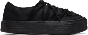 Palm Angels Black Snow Puffed Sneakers