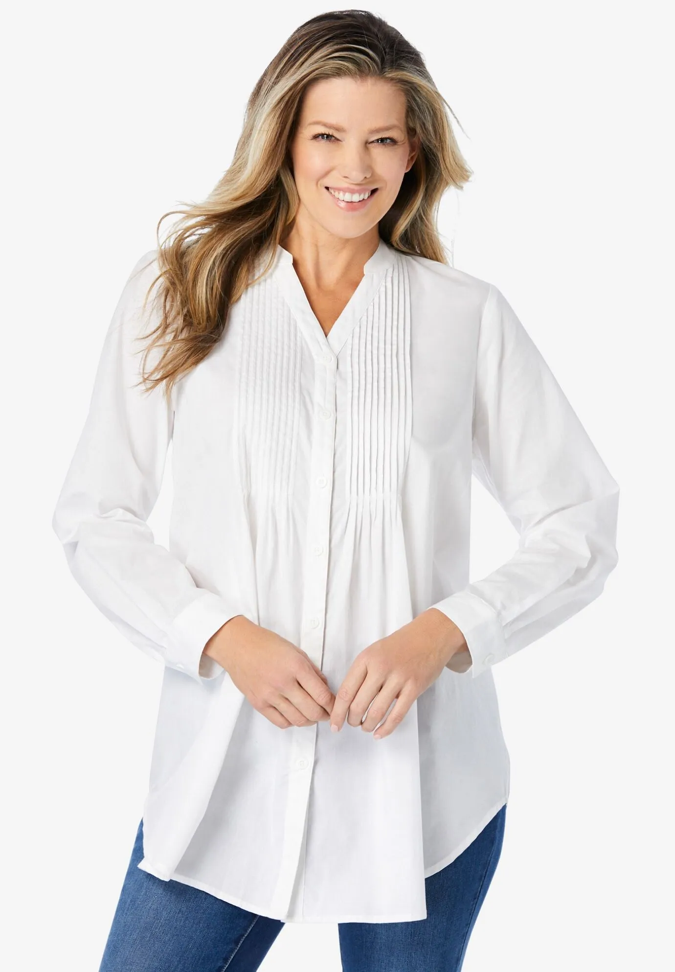 Perfect Pintuck Tunic