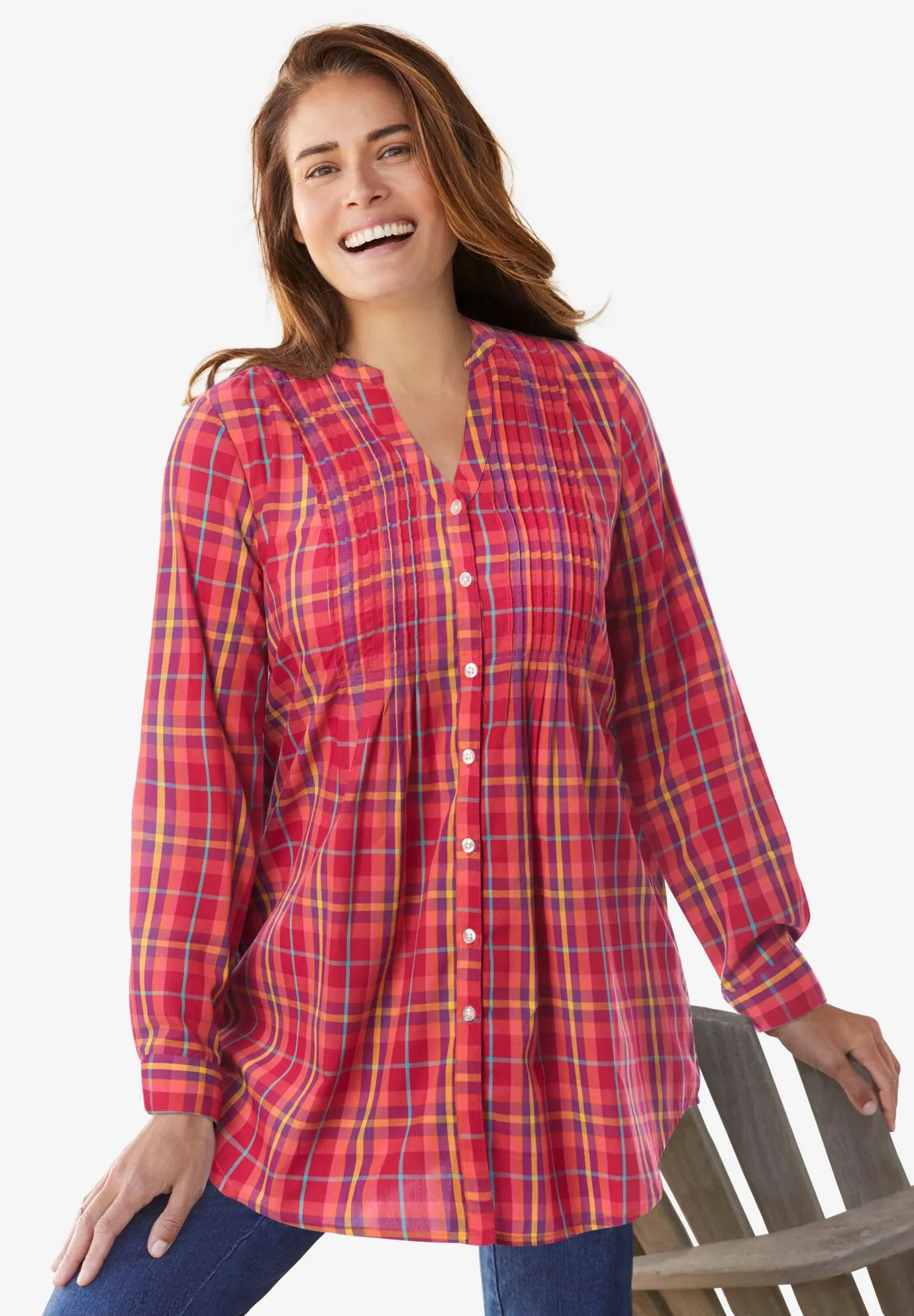 Perfect Pintuck Tunic