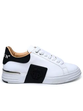 Philipp Plein    Philipp Plein White Lear Phantom Sneakers