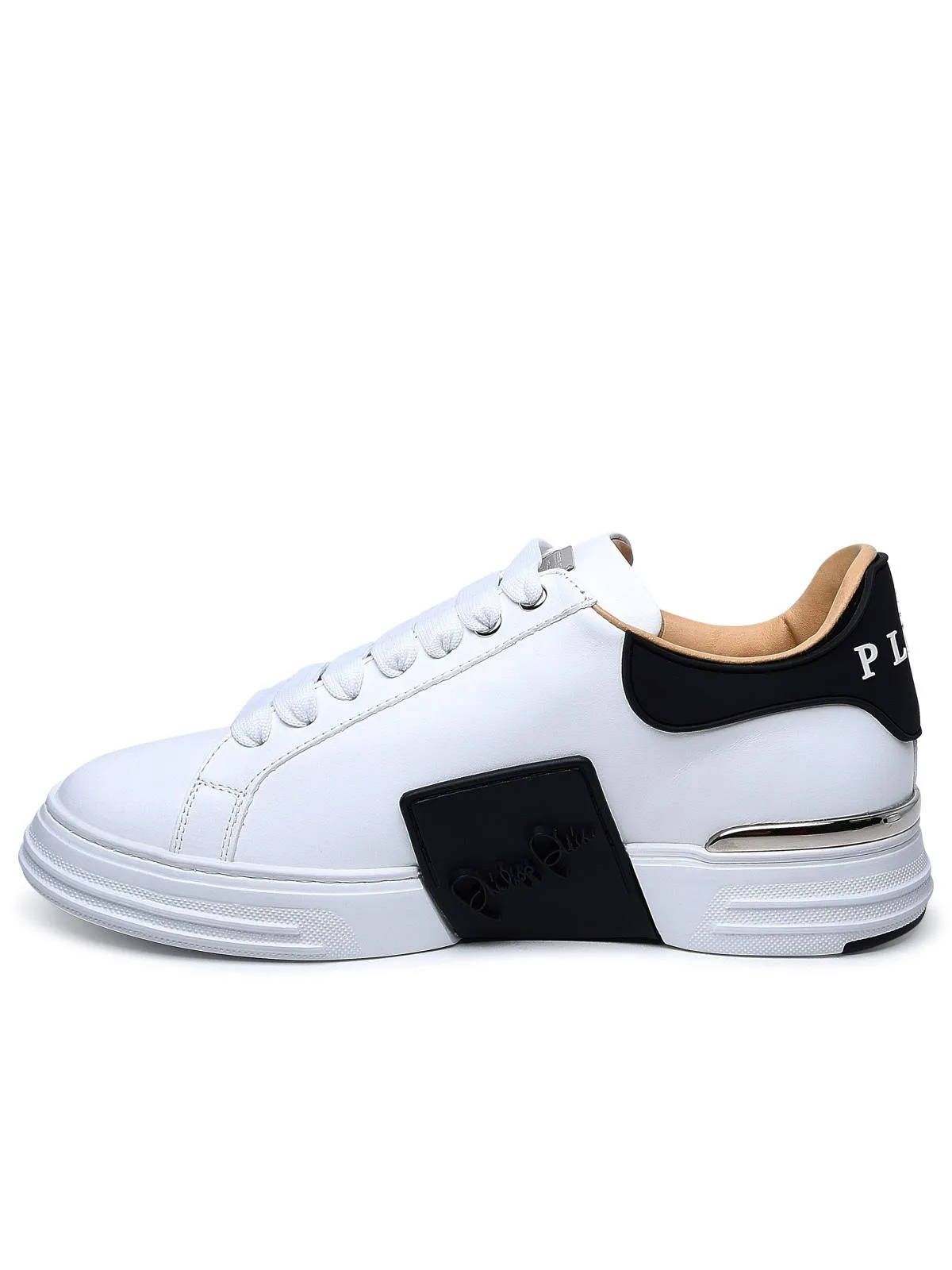 Philipp Plein    Philipp Plein White Lear Phantom Sneakers