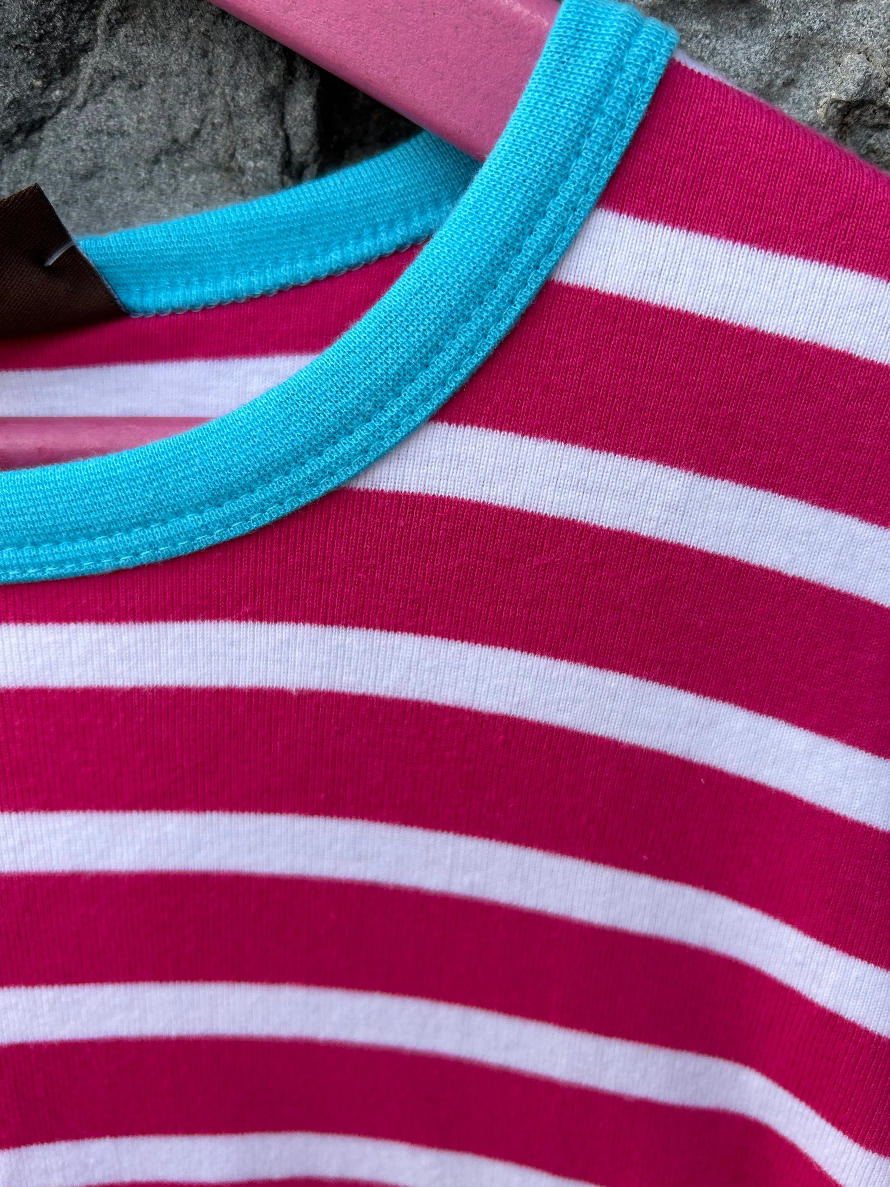 Pink stripy tunic   11-12y (146-152cm)