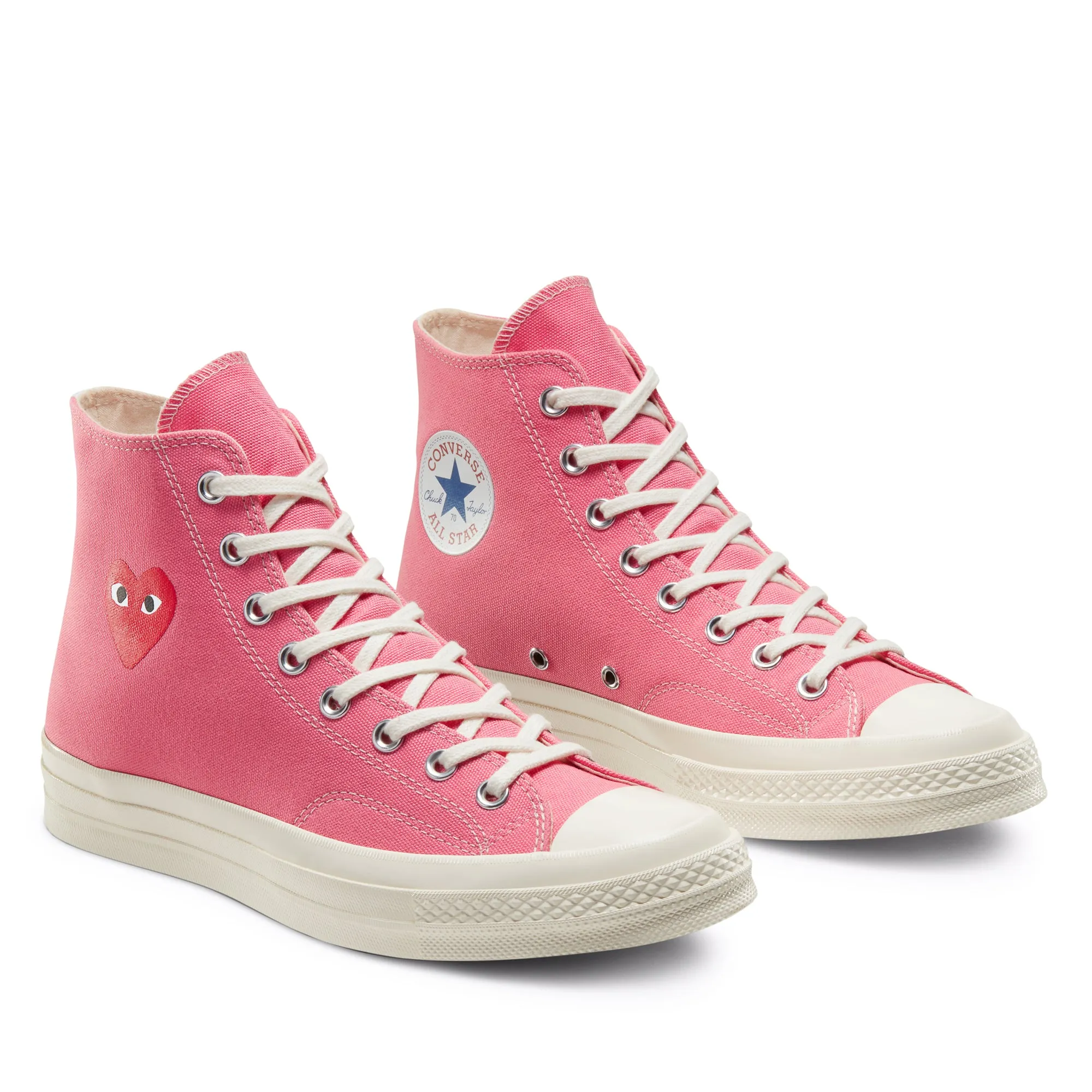 Play Converse Red Heart Chuck ’70 High Sneakers  Bright Pink