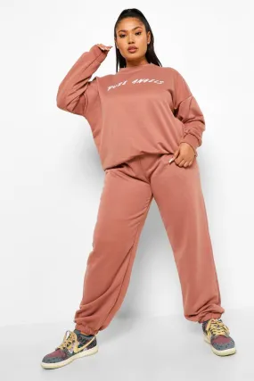 Plus Pure Angels Oversized Tracksuit