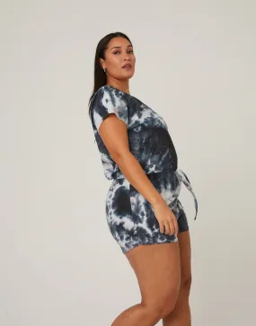 Plus Size Tie Dye Romper