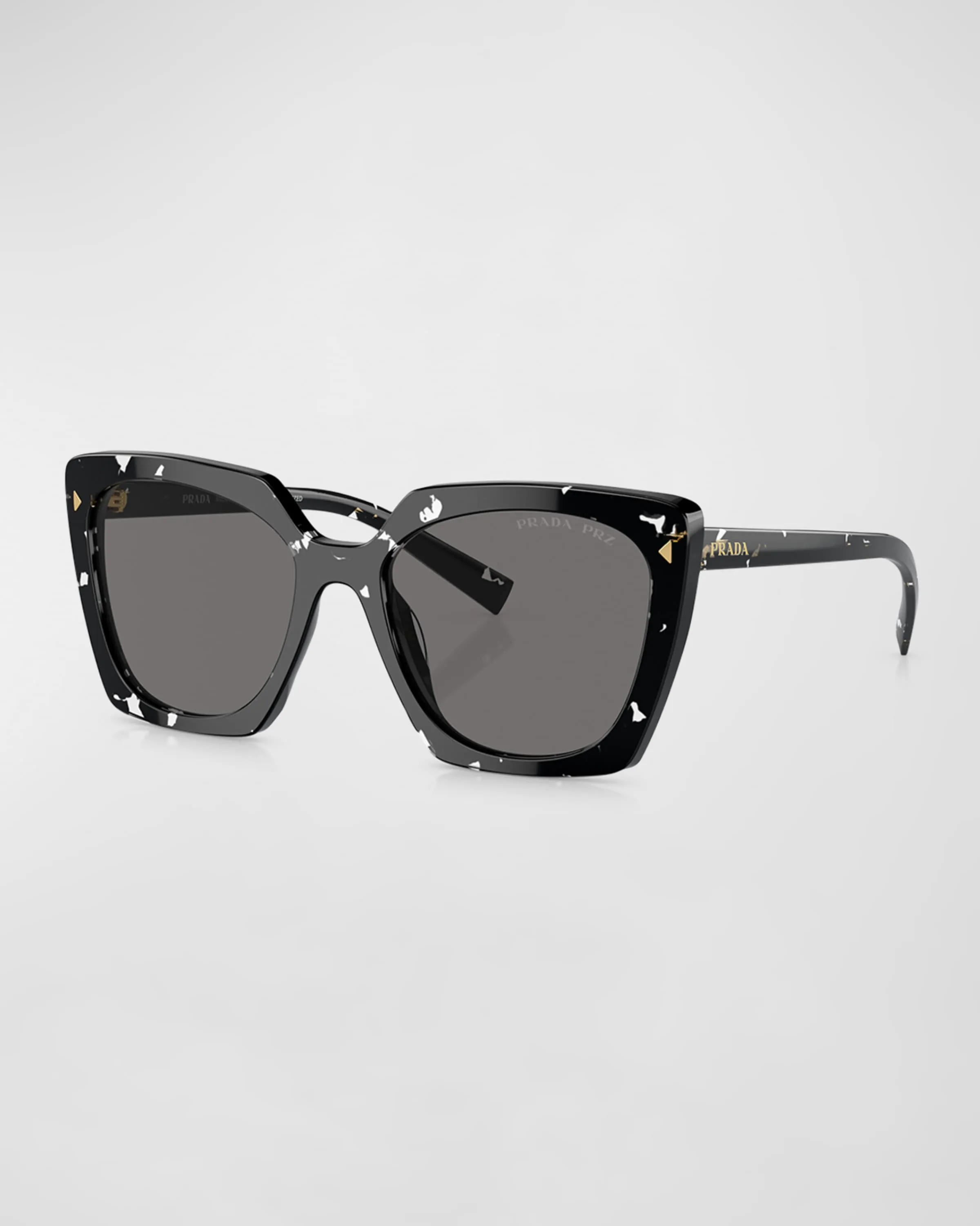 Polarized Acetate Square Sunglasses