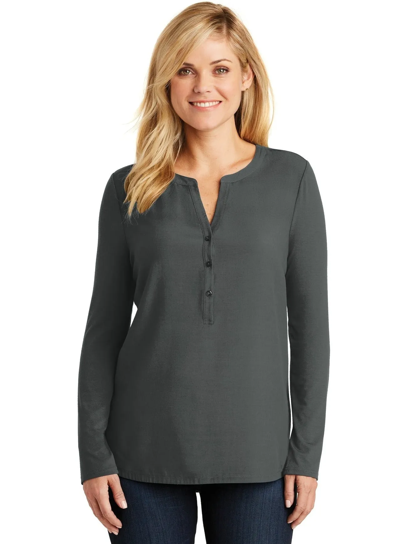 Port Authority Ladies Concept Henley Tunic