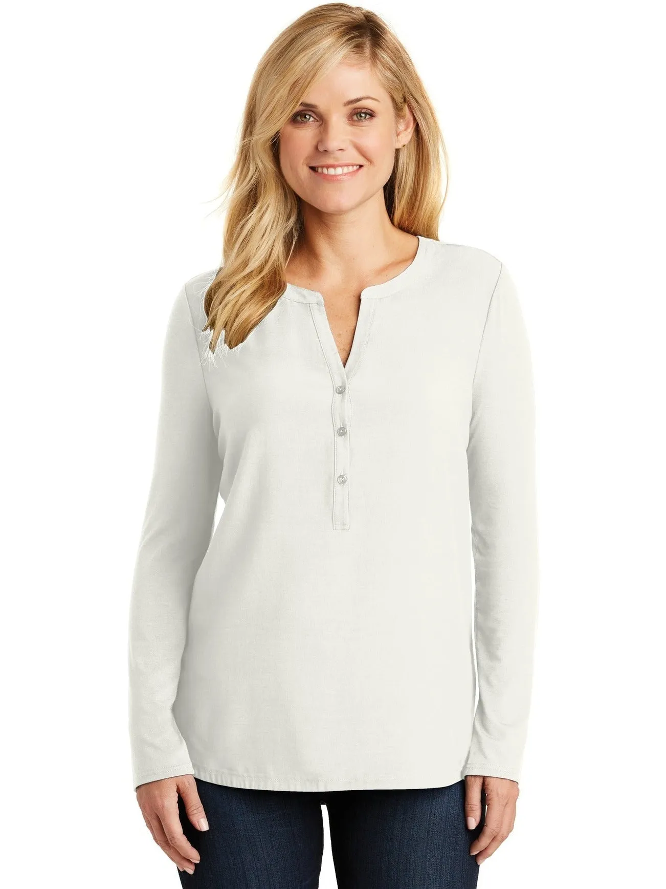 Port Authority Ladies Concept Henley Tunic