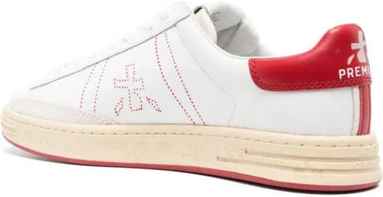 Premiata Russel low-top leather sneakers White