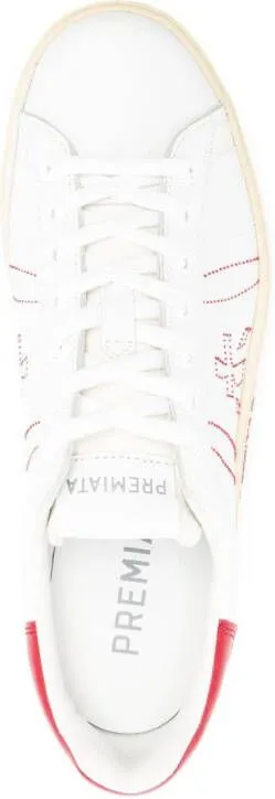 Premiata Russel low-top leather sneakers White