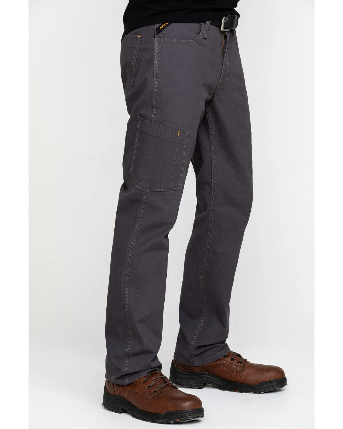 Product Name:  Ariat Men's Gray Rebar M4 Made Tough Durastretch Straight Leg Work Pants