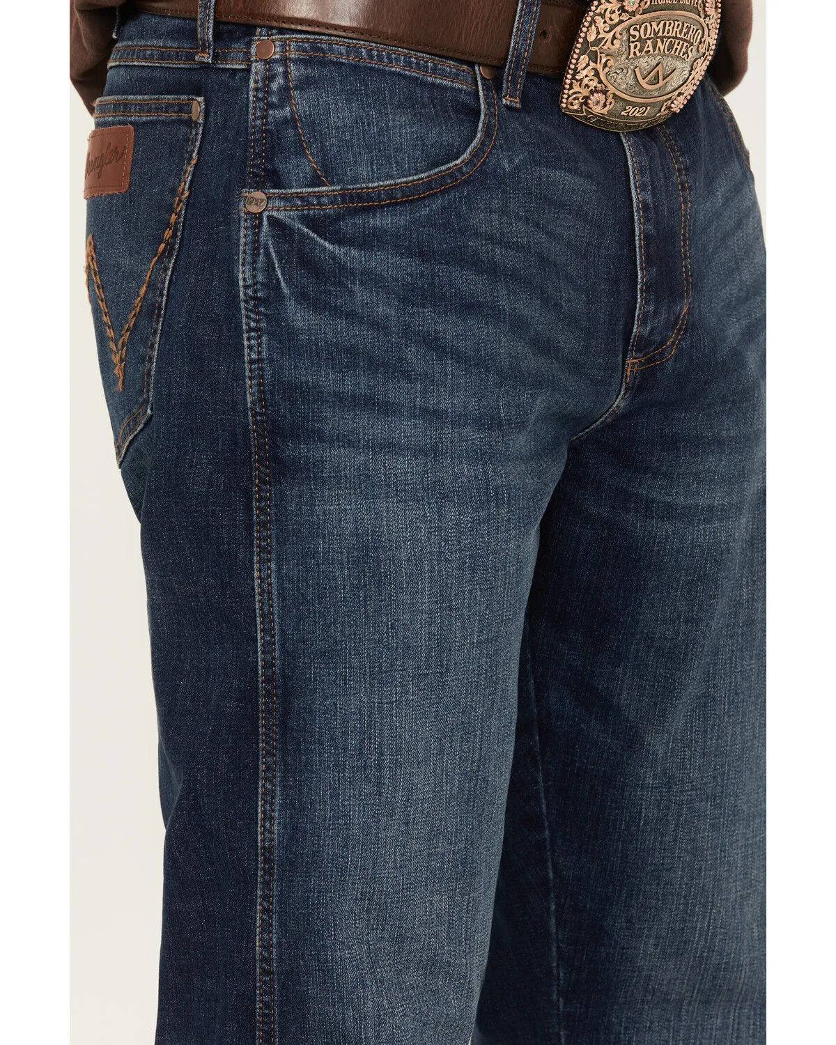 Product Name:  Wrangler Retro Men's No. 88 Dark Wash Slim Straight Stretch Jeans