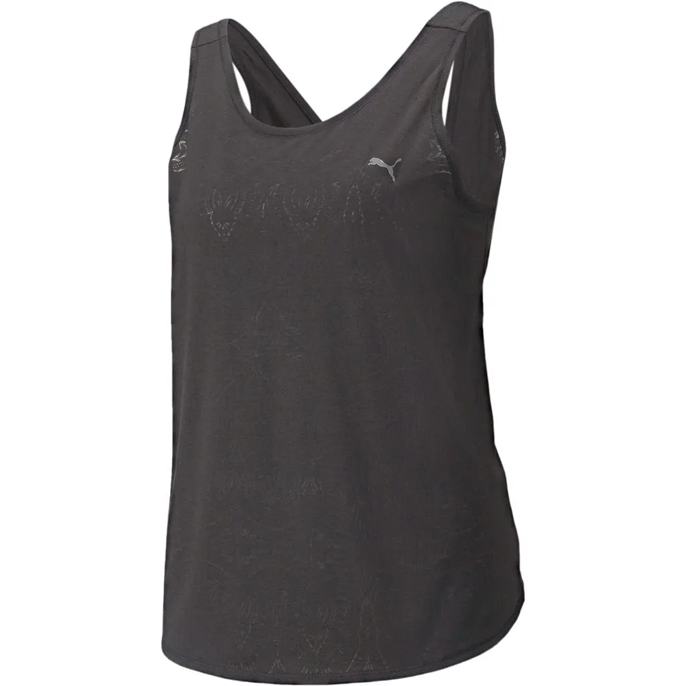 Puma - Studio Burn Out Twist Tank Top Women puma black