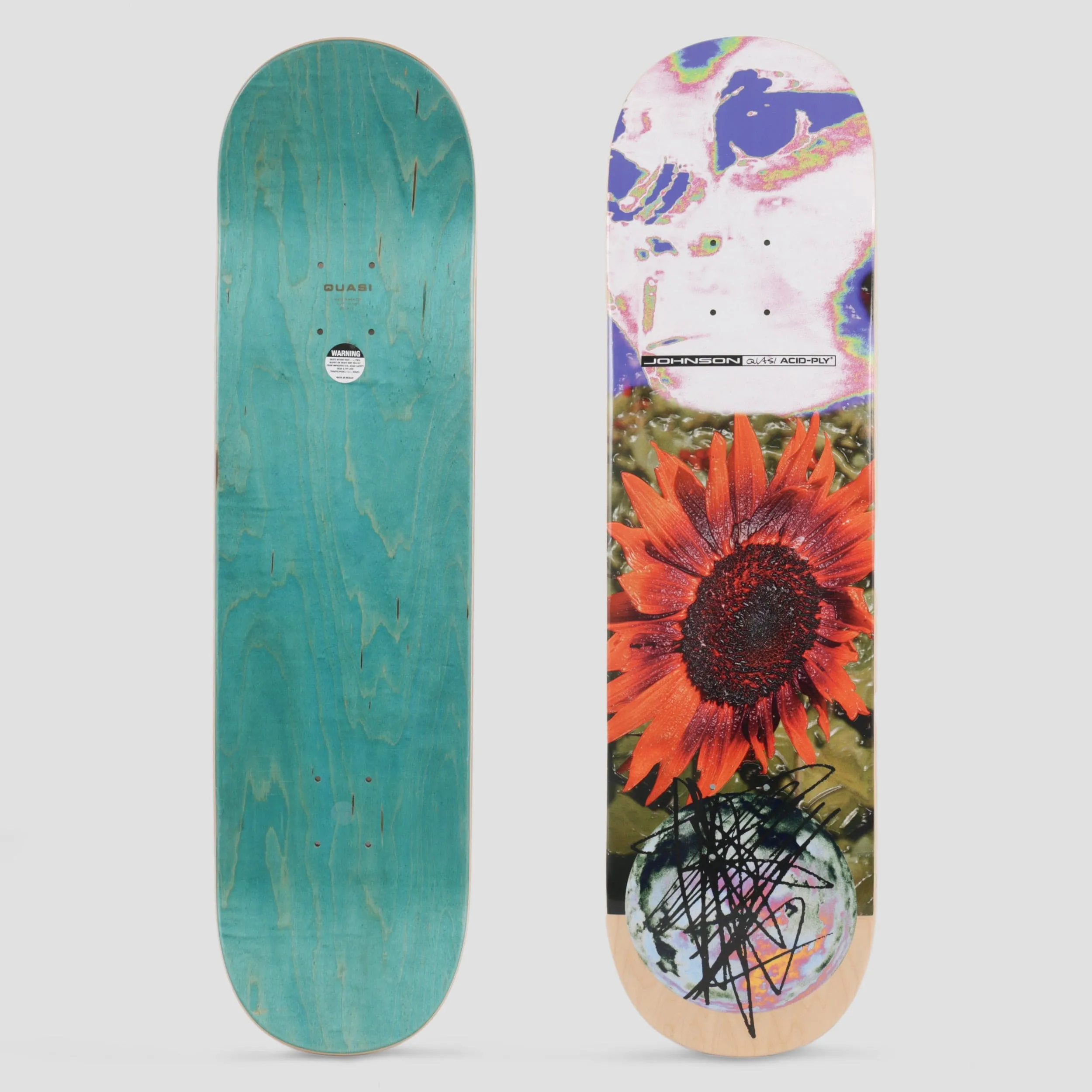 Quasi 8.25 Johnson Acid Ply 2 Skateboard Deck